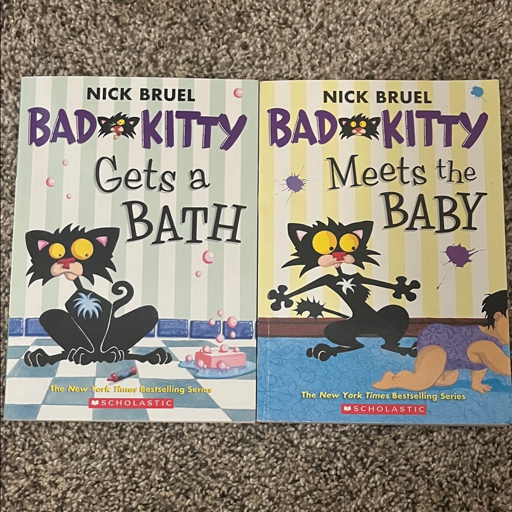 Bad kitty set of 2 books
